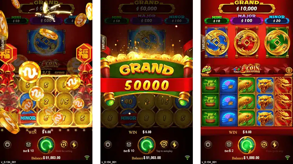 3 Coins Play777 Bonus